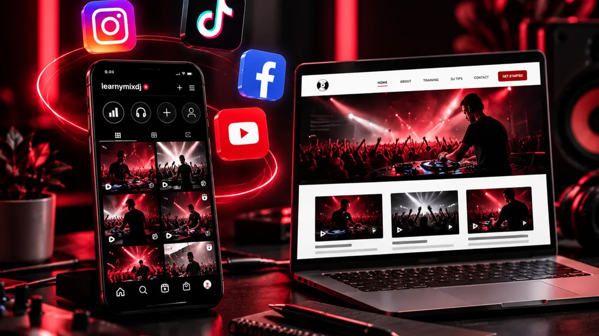 Formation Visibilité DJ — réseaux sociaux et site web pour attirer des contrats